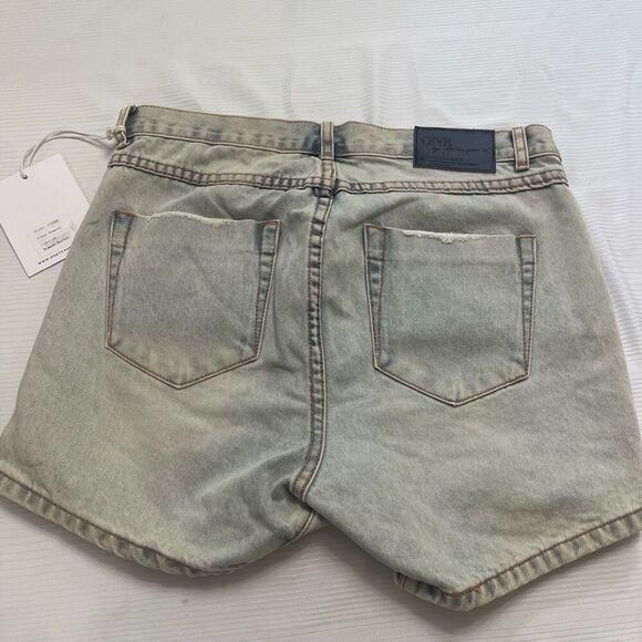 NWT One X One Teaspoon Destroyed Denim Diamonde Hustlers Shorts Size 26 New - Picture 9 of 11
